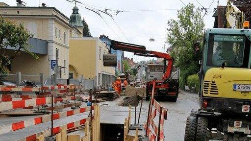 Arbeiten in der Haunspergstraße