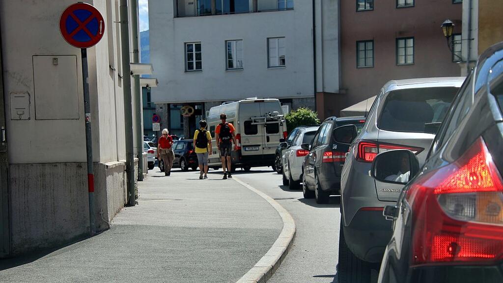 Stau am Pfingstsamstag in Salzburg II