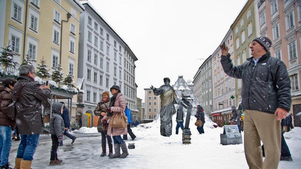 Winterimpressionen aus der Stadt Salzburg