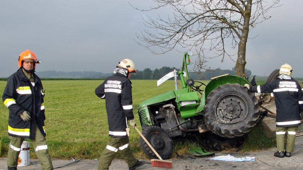 Traktorunfall in Taufkirchen