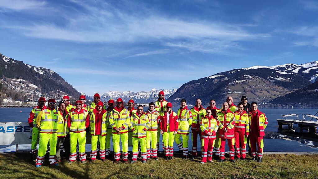 Wasserrettung_Zell am See_Übung