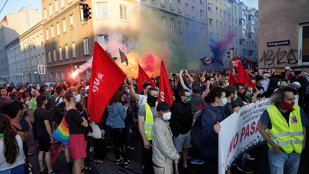 Demo, Wien, Auschreitungen, Polizei