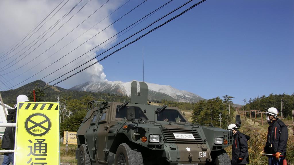Vulkanausbruch in Japan