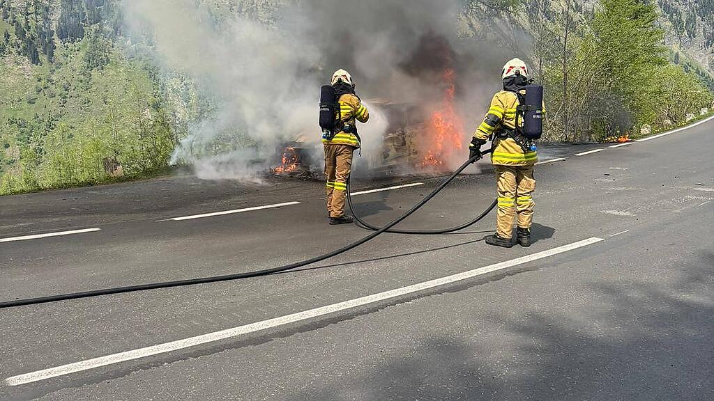 Fahrzeugbrand Fusch