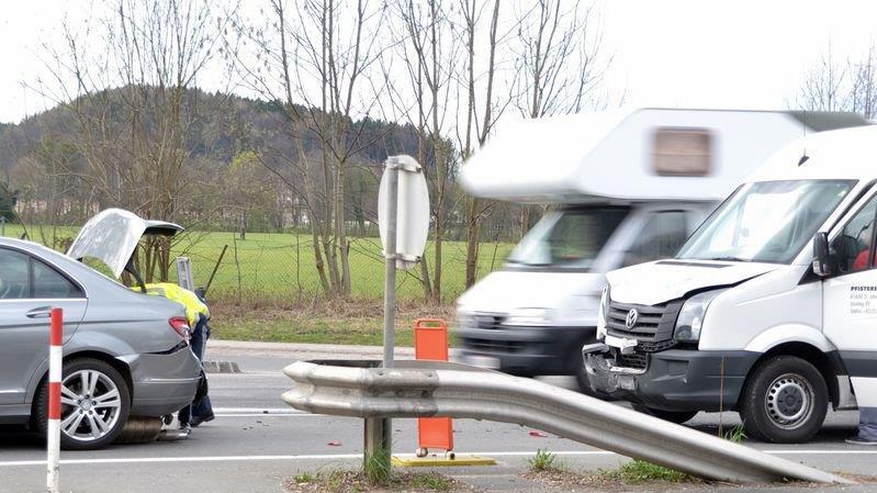 Verkehrsunfall in der Alpenstraße