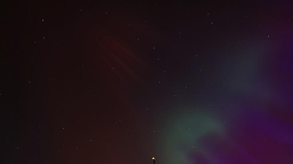 Polarlichter \u00fcber Salzburg