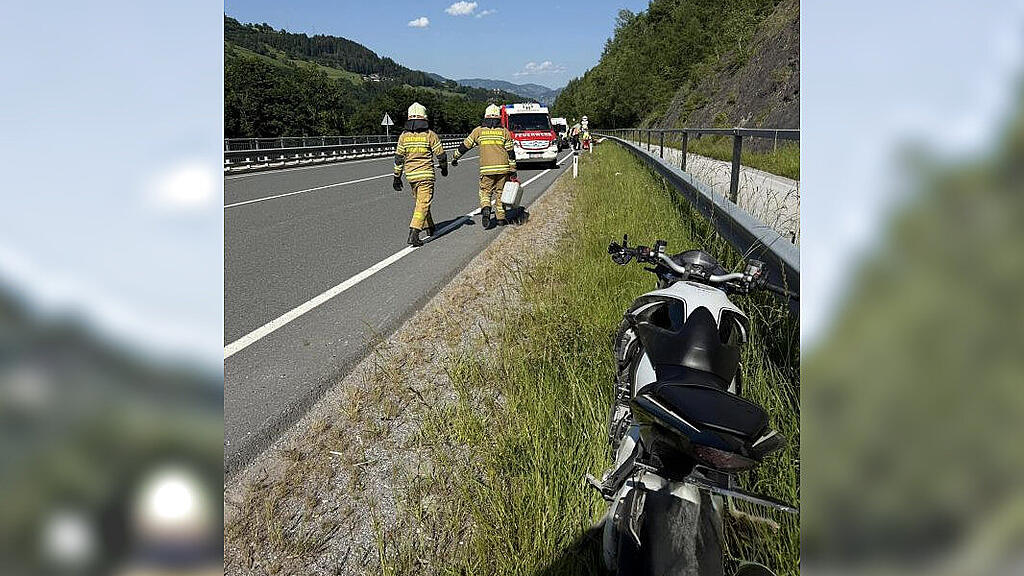 Biker-Unfall B311