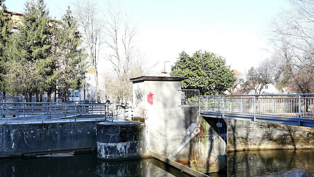 Bauarbeiten an der Glan