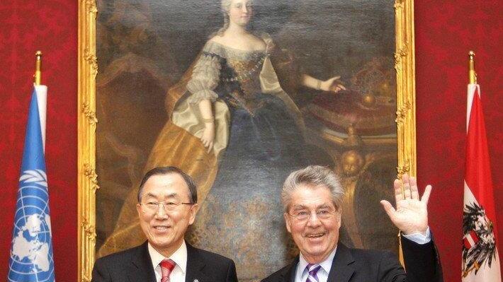 Bundespräsident Fischer empfing UNO-Generalsekretär Ban Ki-moon