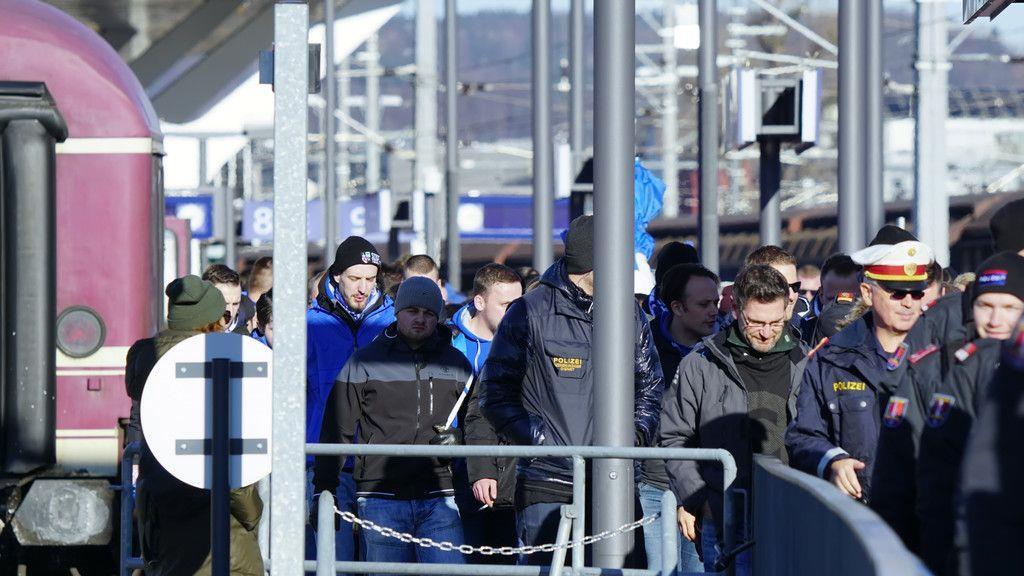 Schalke-Fans in Salzburg