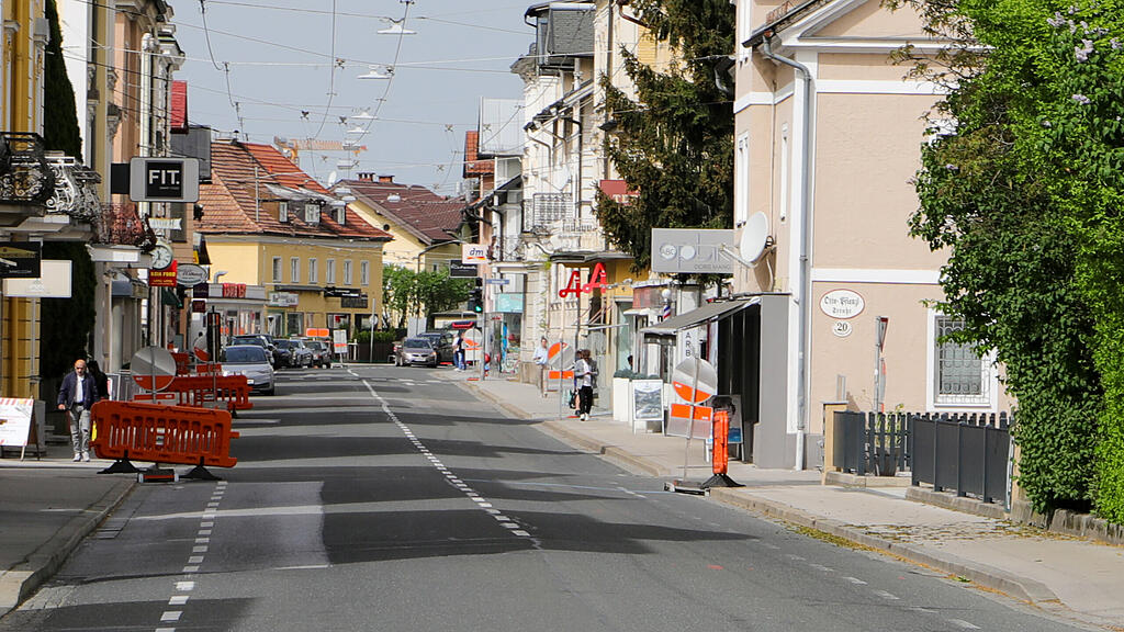 Bauarbeiten Maxglaner Hauptstraße