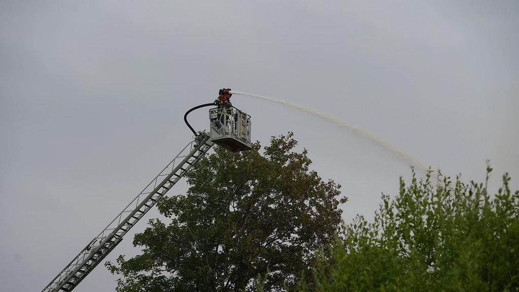 Brand beim Gut Guggenthal