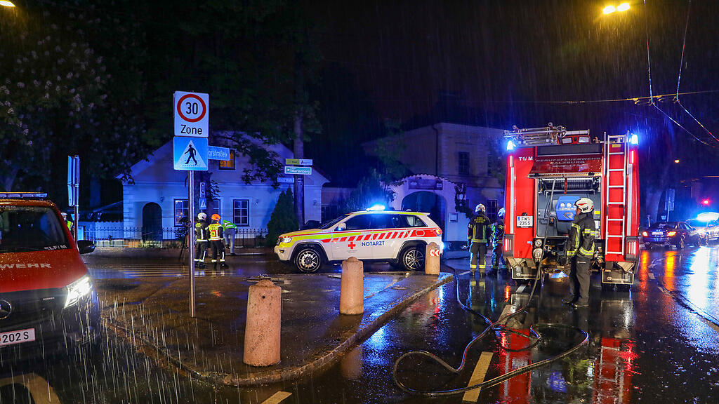 Pkw-Crash in Salzburger Neutorstraße