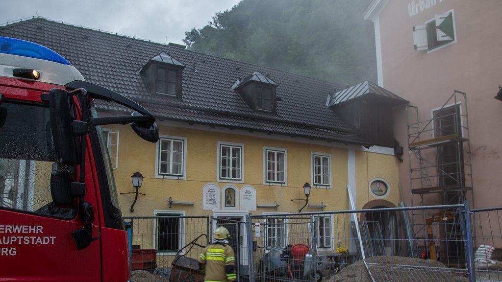 Brand im Urbankeller