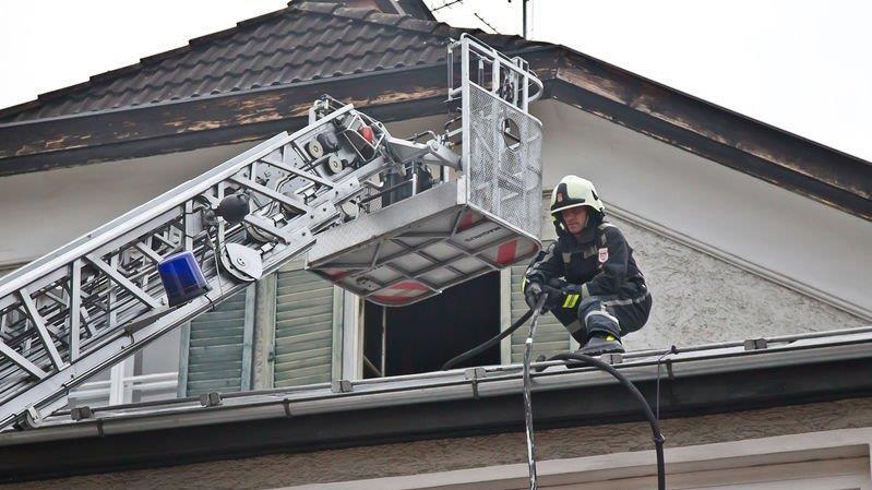 Wohnungsbrand in Plainstraße