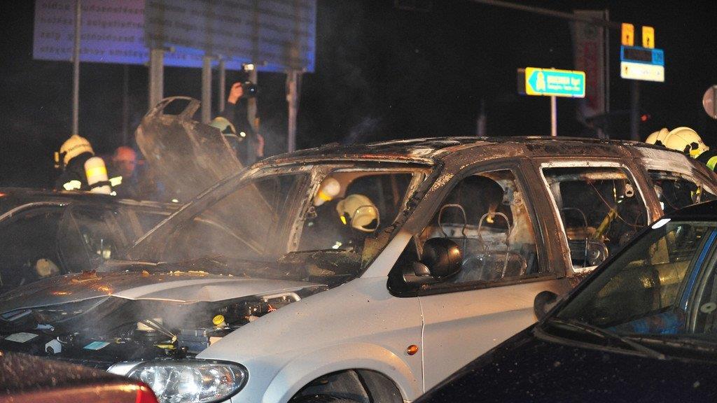 KFZ-Brand in Haid