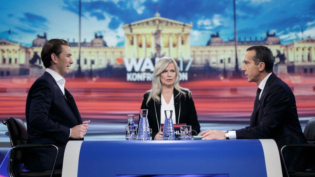 TV-Duell: Sebastian Kurz vs. Christian Kern