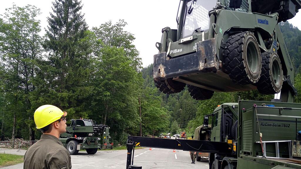 Bundesheer-Einsatz in Rußbach