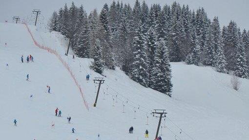 Skifahren auf der Postalm