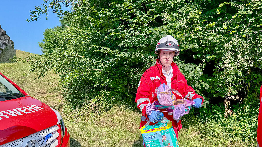Einsatz Wohnmobil-Überschlag Mondsee