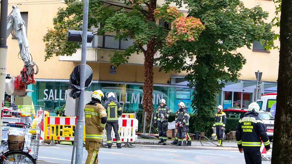 Gasleitung in Salzburg-Lehen beschädigt