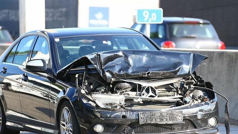 Crash auf der A10