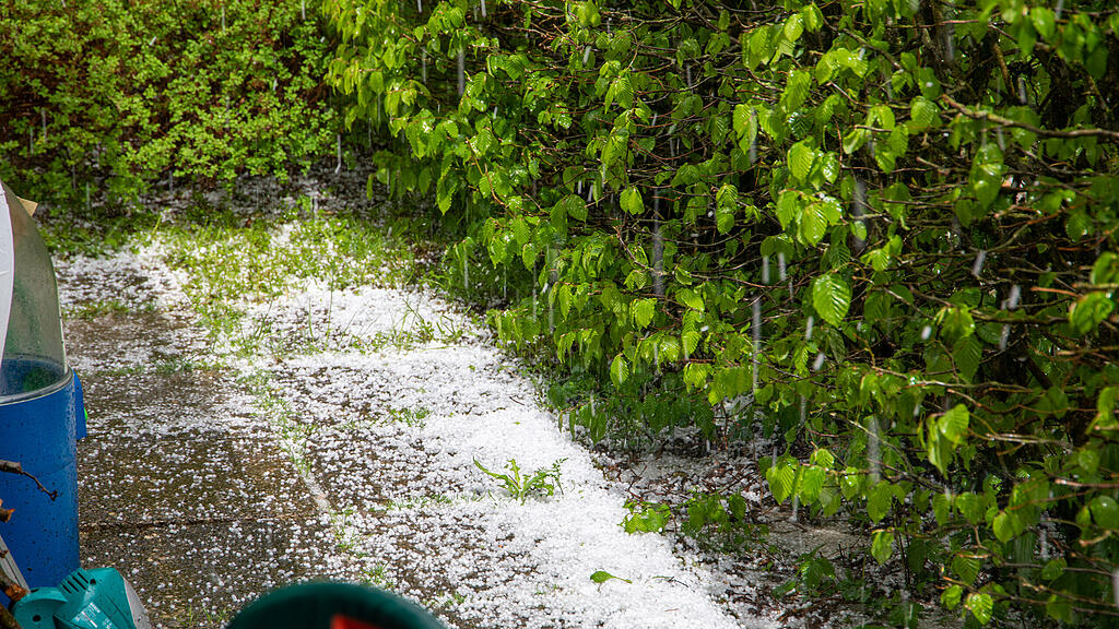 Hagel in Salzburg