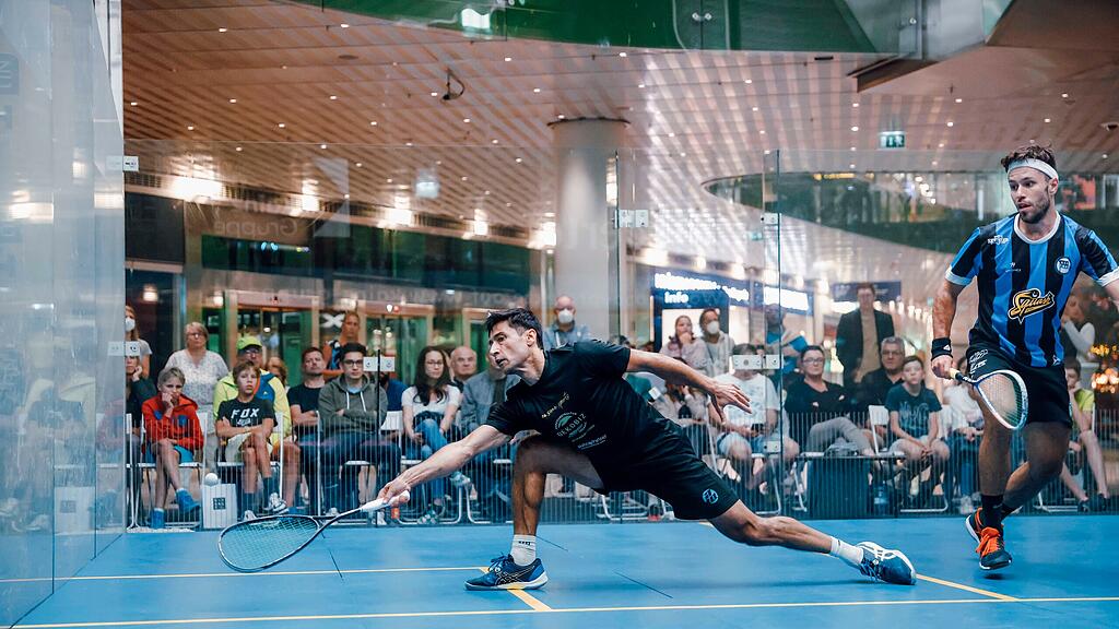Squash im Europark: Spiele um Halbfinal-Einzug