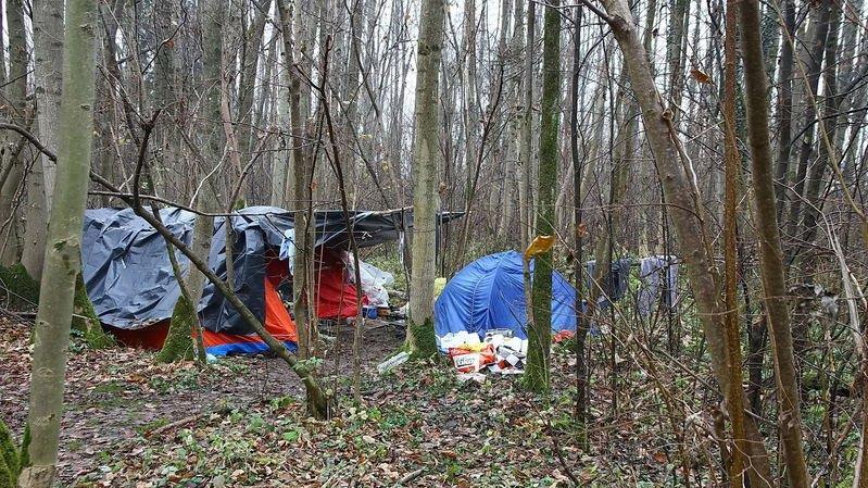 Illegales Zeltlager