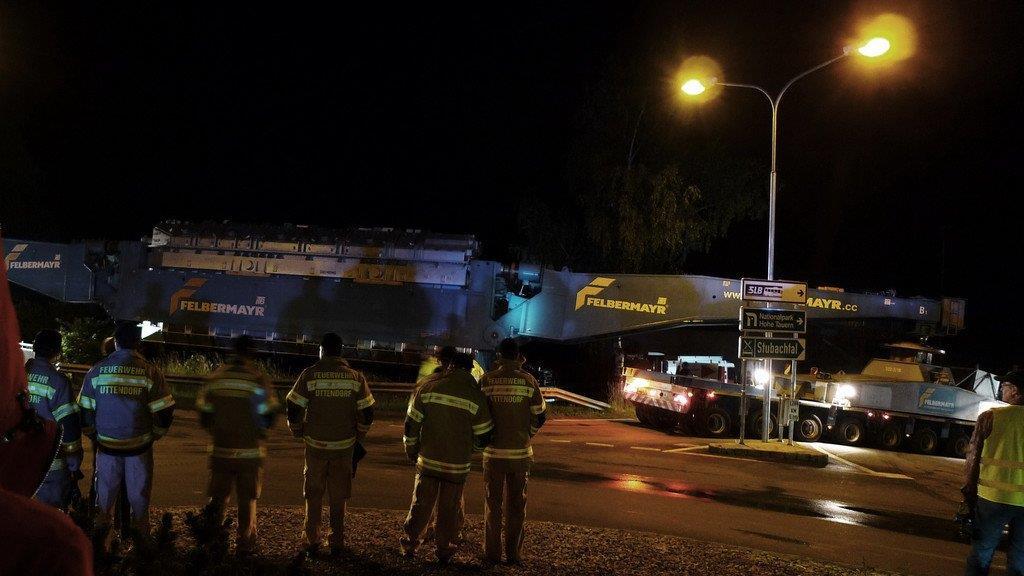 Schwertransport nach Uttendorf