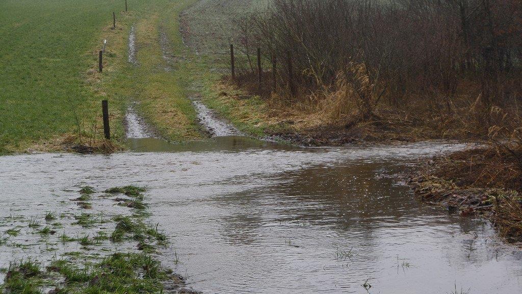 Hochwasser in Petting