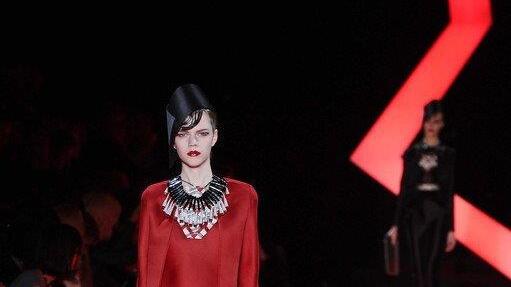 Pariser Haute Couture: Giorgio Armani Frühjahr/ Sommer 2013