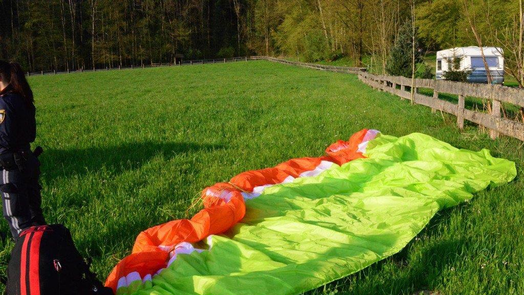 Paragleiter-Abstrurz in Aigen