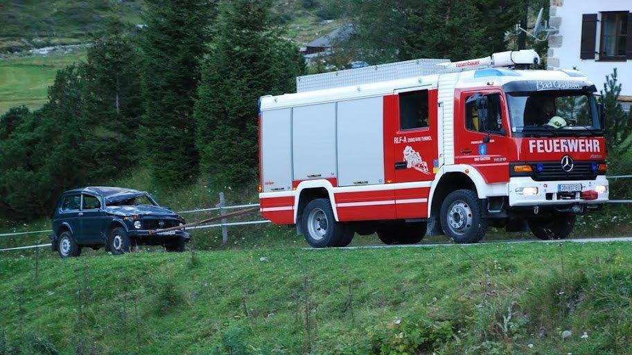 Pkw-Absturz in Sportgastein