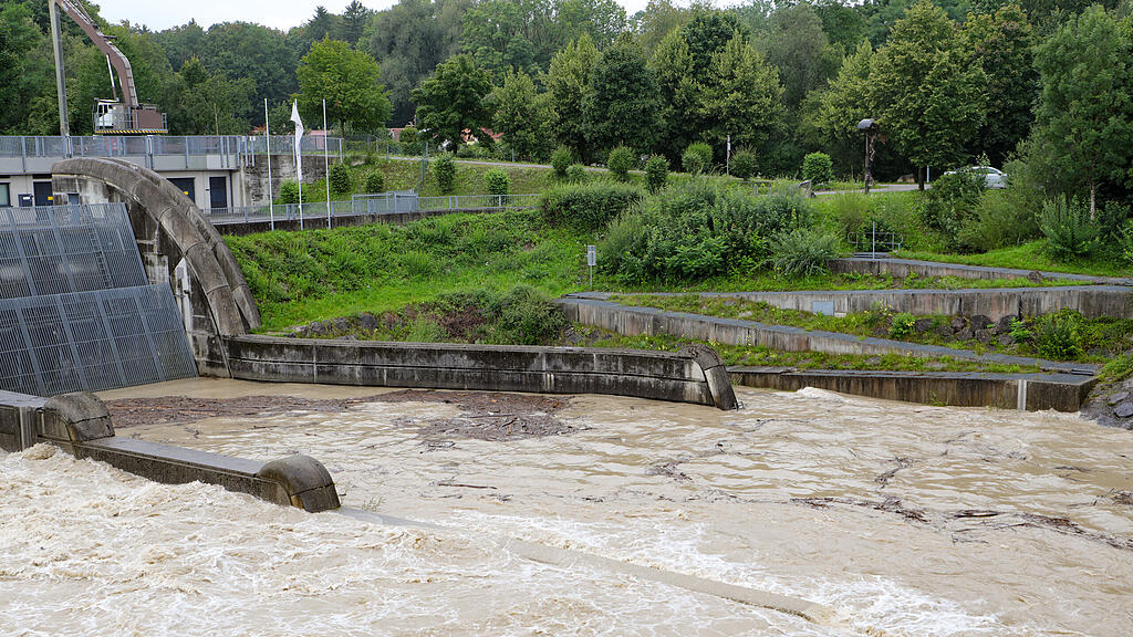 Hochwasser Saalach