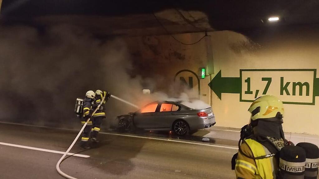 Pkw-Brand Katschbergtunnel