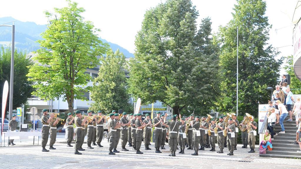 Militärmusik in St. Johann