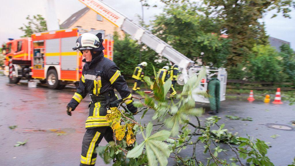 Schwere Unwetter über Deutschland