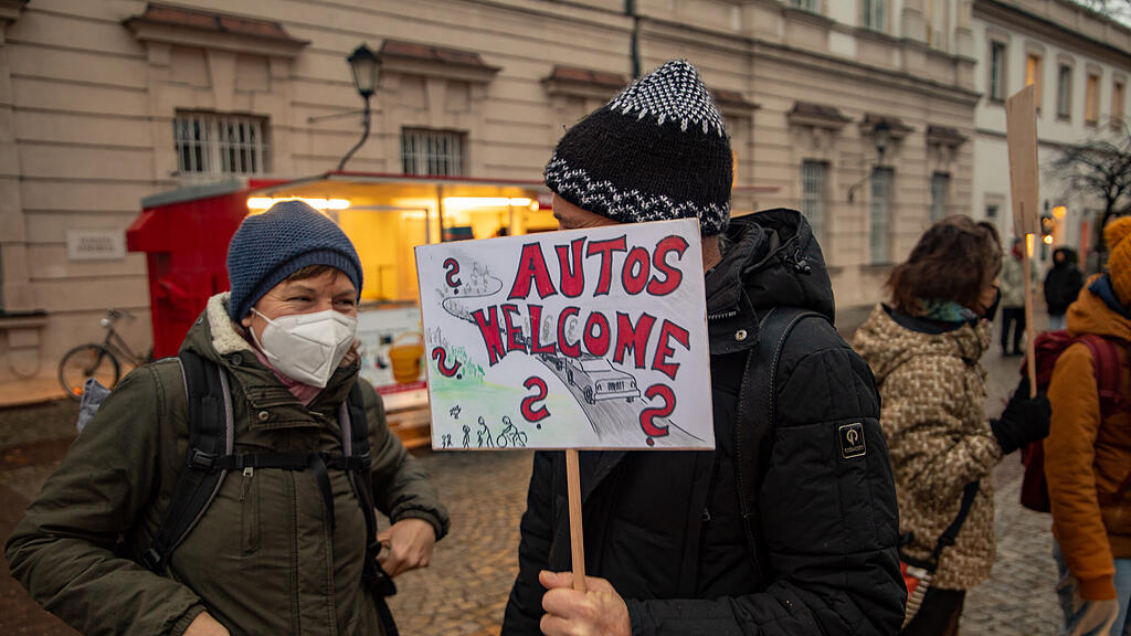 Protest gegen Ausbau der M\u00f6nchsberggarage