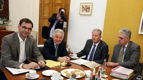 Die ÖVP-Chefverhandler trafen sich in Linz