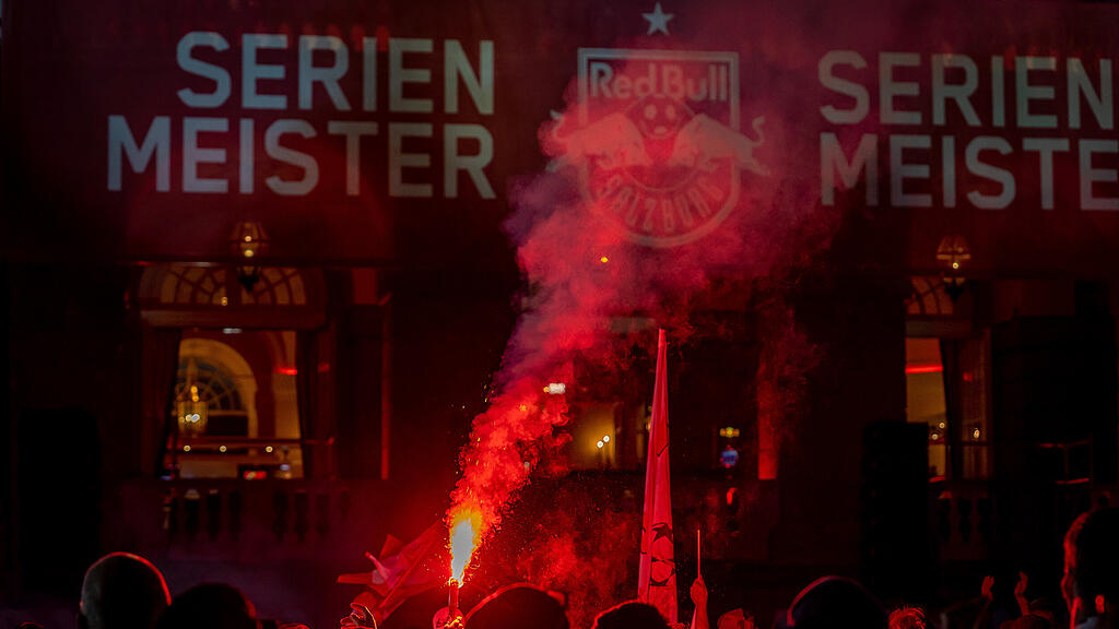 Red Bull Salzburgs Meisterfeier I