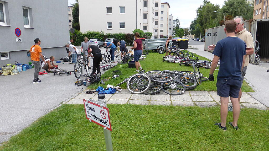 Fahrräder aus Salzburg für Burkina Faso