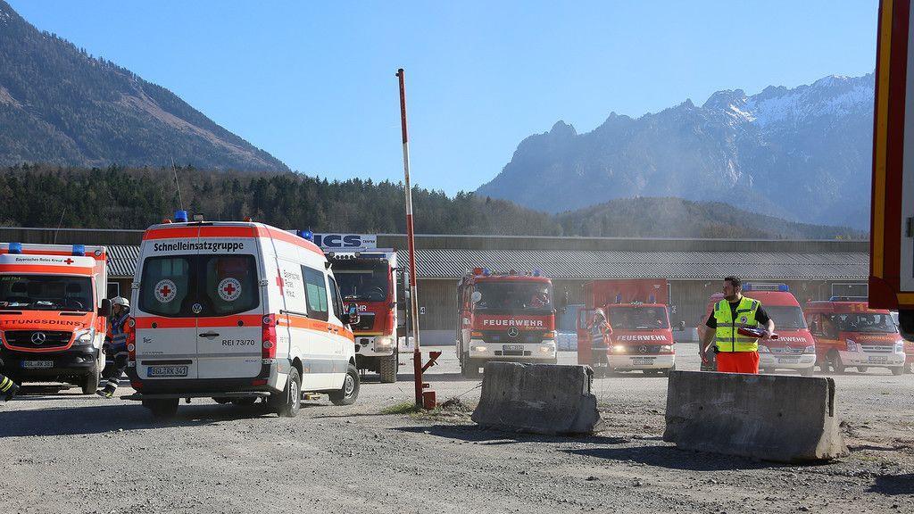 Dachstuhlbrand in Bad Reichenhall