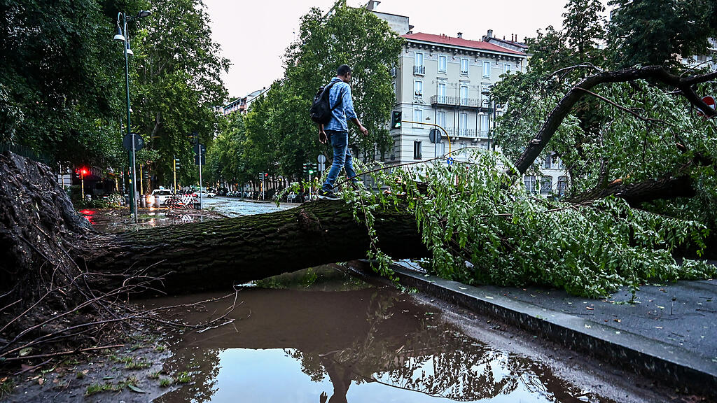 Unwetter Mailand