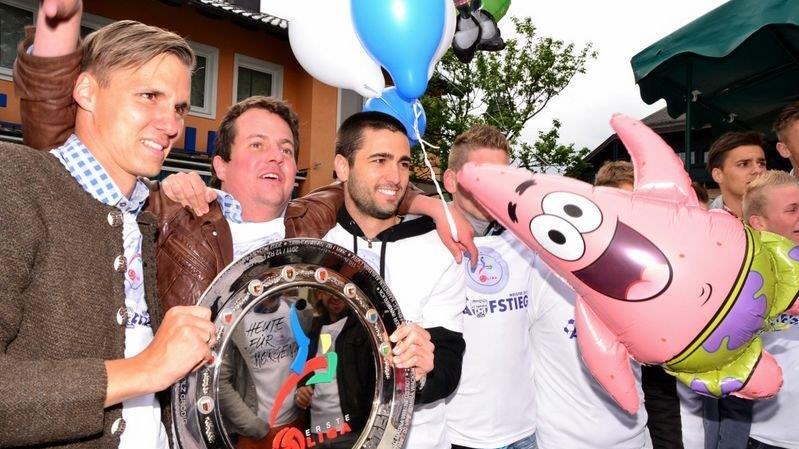 Aufstiegsparty in Grödig