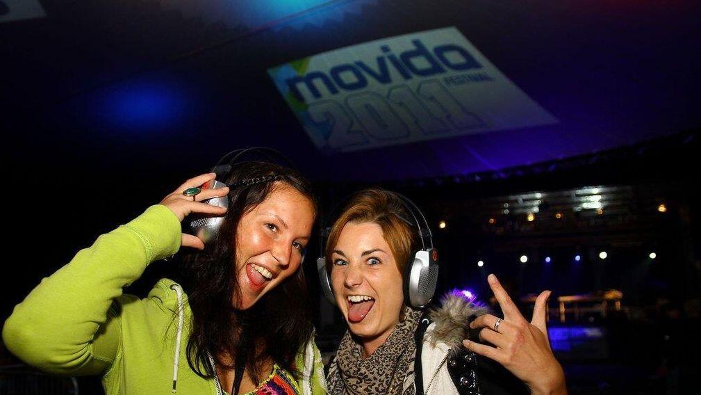 Bei der Silent Disco ist ohne Kopfhörer keine Musik zu hören.