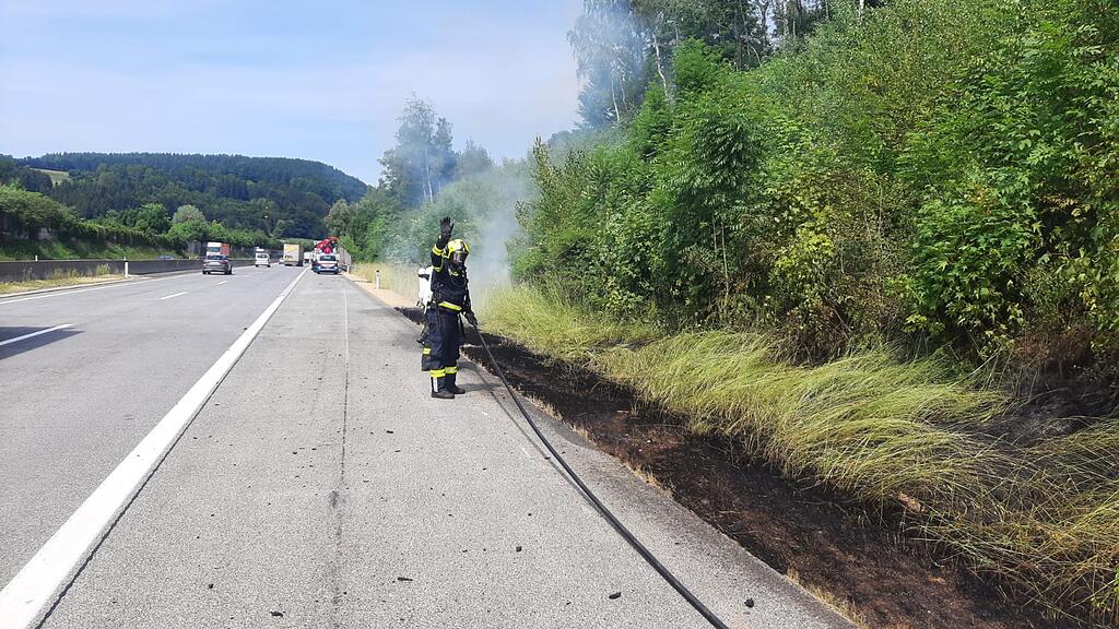 Böschungsbrand A1