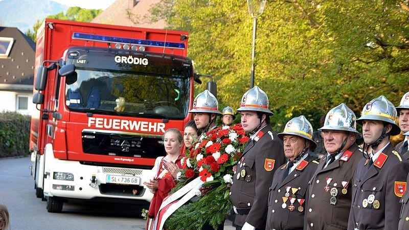 Florianifeier der FF Grödig