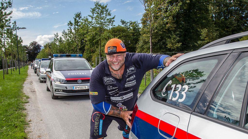 Tag der Polizei: Weltrekord von Franz Müllner