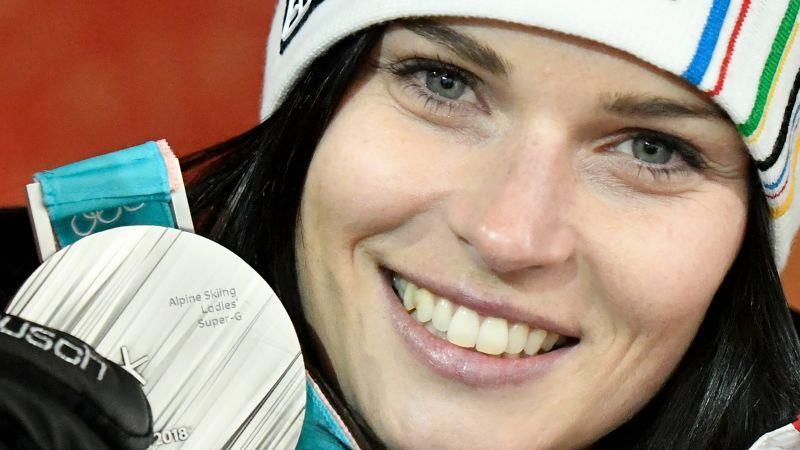 Olympia: Siegerehrung im Super-G